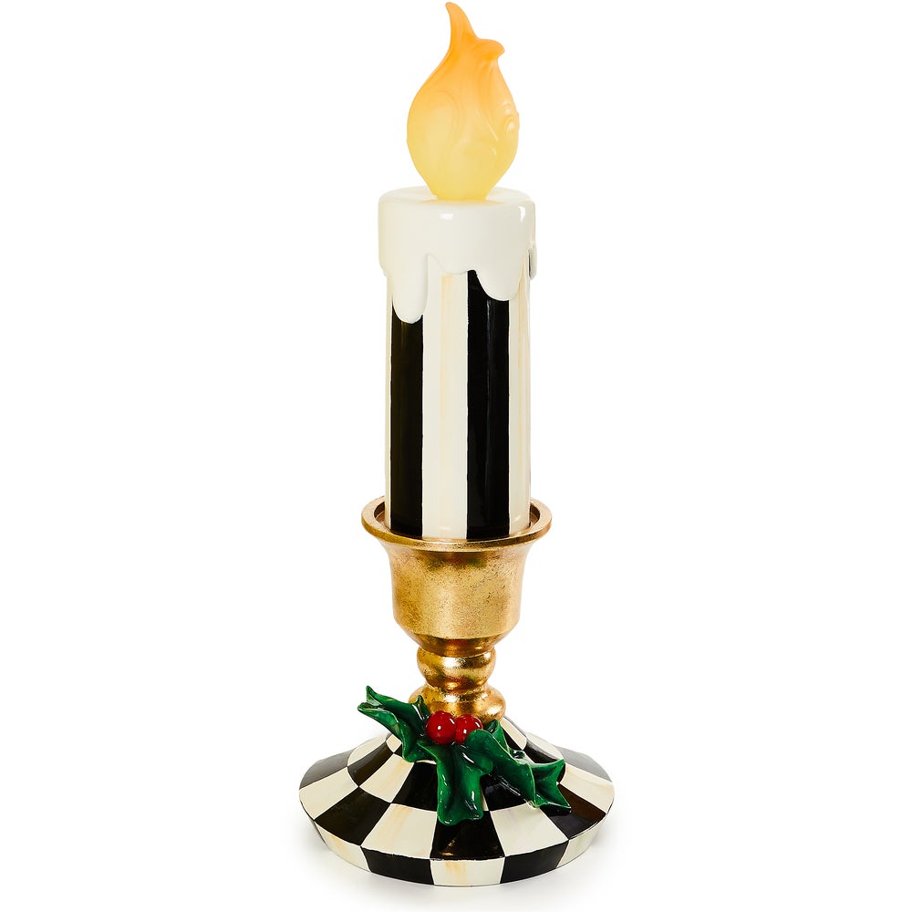 Courtly Illuminated Small Trophy Candle mackenzie-childs Panama imagen 1