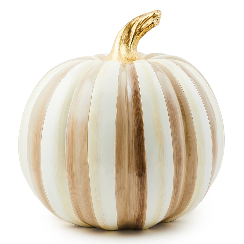 Mocha Stripe Medium Pumpkin mackenzie-childs Panama imagen 1