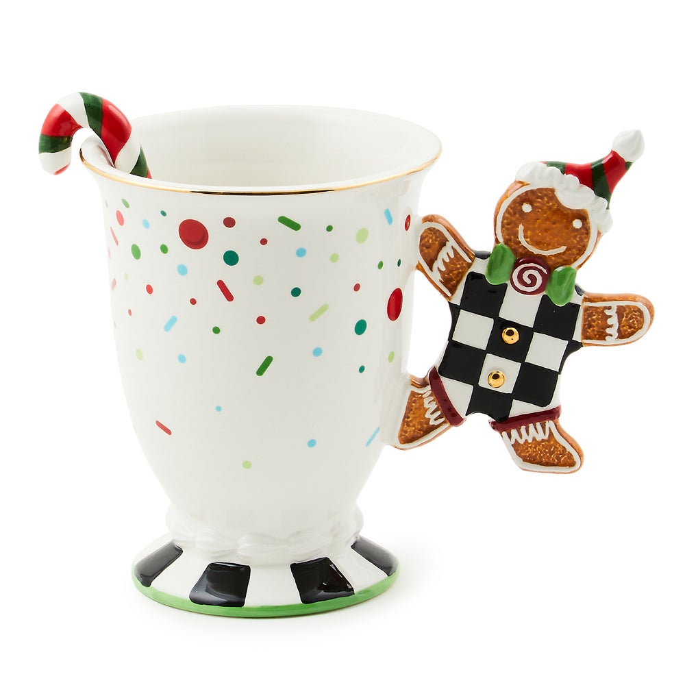 Bake Shop Gingerbread Handle Mug with Spoon mackenzie-childs Panama imagen 1