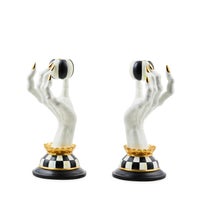 Haunted House Spooky Hand Candle Holders, Set of 2
