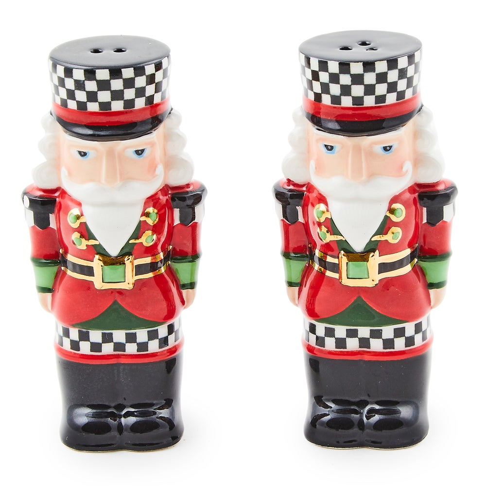 Classic Courtly Nutcracker Salt & Pepper Set mackenzie-childs Panama imagen 1
