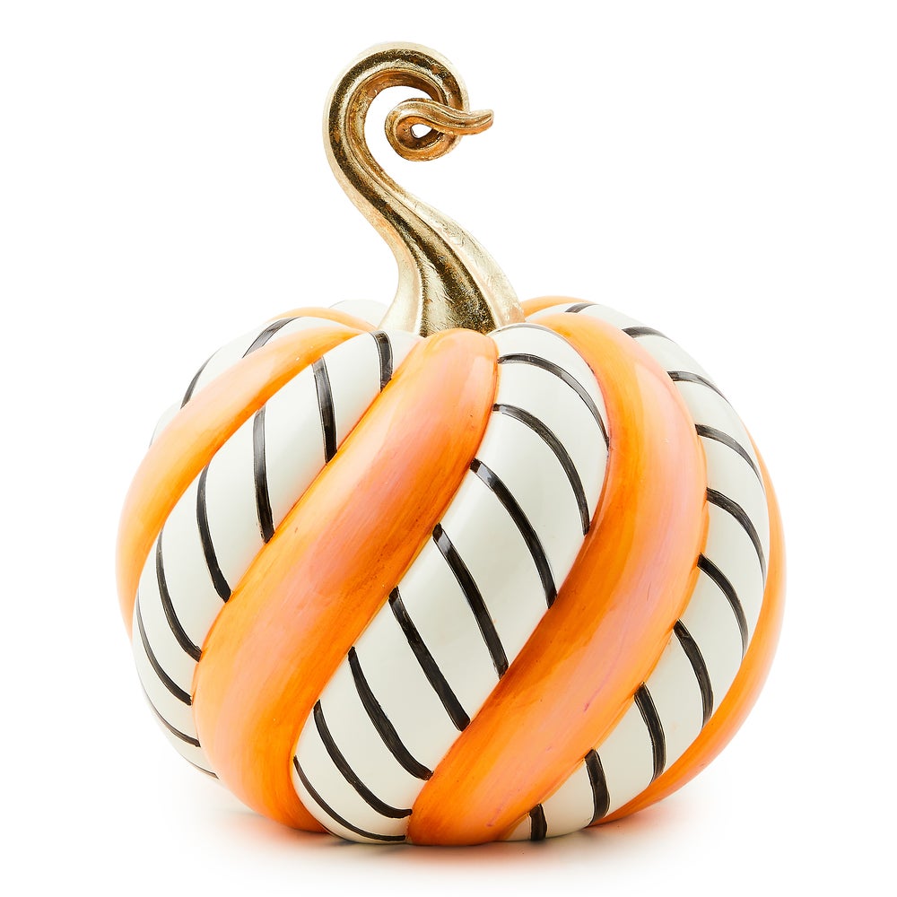 Trick or Treat Candy Swirl Medium Pumpkin mackenzie-childs Panama imagen 1