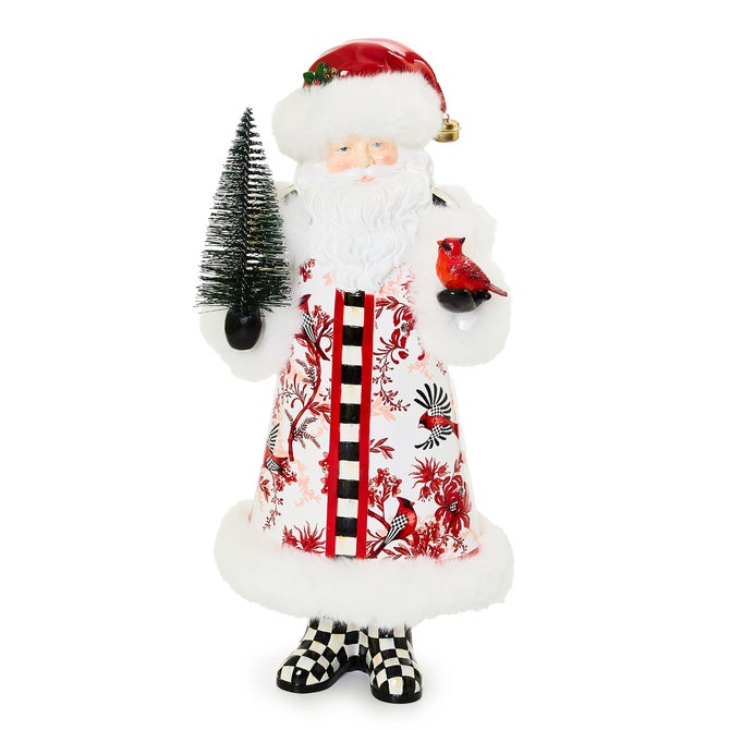 Cardinal Toile Santa with Cardinal image number 0