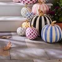 Plum Check Small Pumpkin