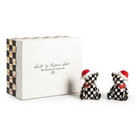 Courtly Santa Bear Salt & Pepper Set