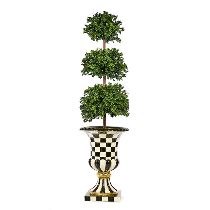 Boxwood Triple Ball Topiary Urn Filler image number 2
