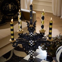 Courtly Check Bat Candelabra