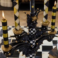 Courtly Check Bat Candelabra