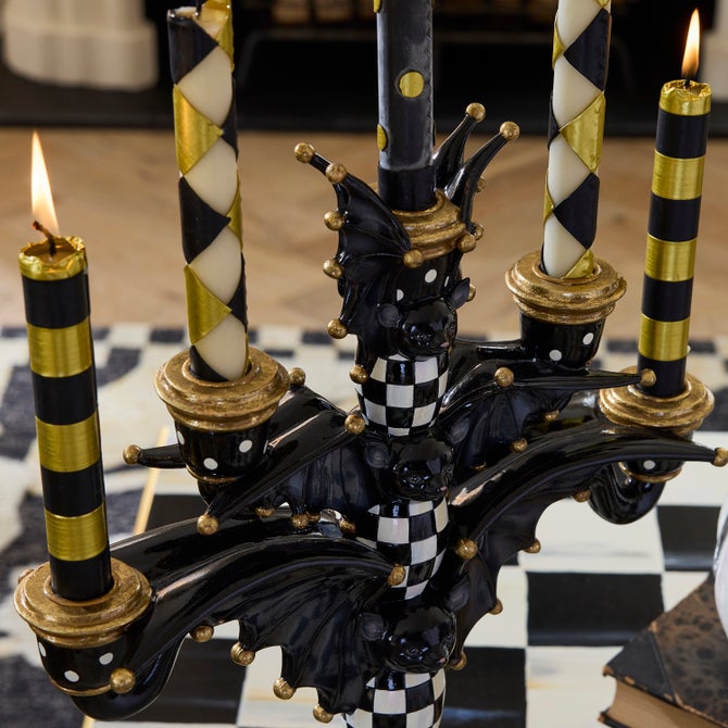 Courtly Check Bat Candelabra image number 5