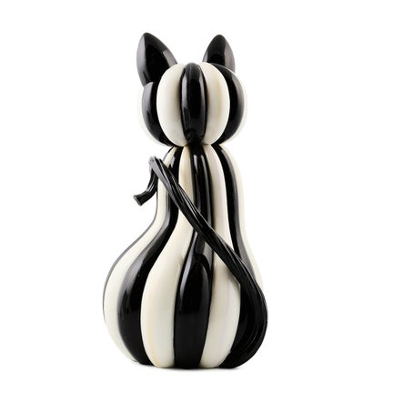 Courtly Stripe Illuminated Cat