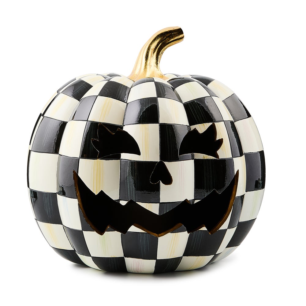 Courtly Check Illuminated Jack O' Lantern mackenzie-childs Panama imagen 1