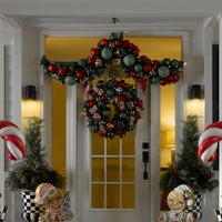 Check It Out Illuminated 26" Wreath