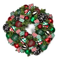 Check It Out Illuminated 26" Wreath