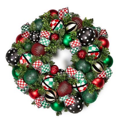 Check It Out Illuminated 26" Wreath