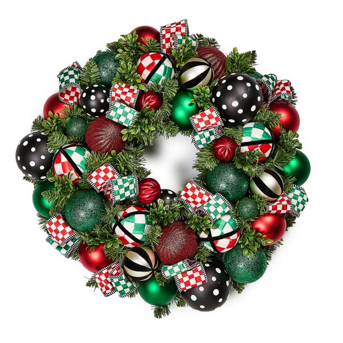 Check It Out Illuminated 26" Wreath image number 0