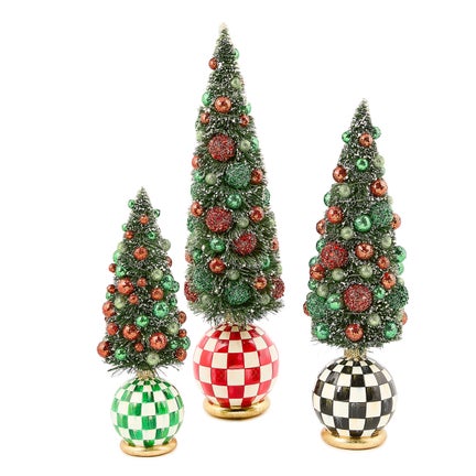 Check It Out Illuminated Medium Bottle Brush Tree