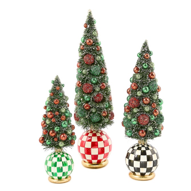 Check It Out Illuminated Medium Bottle Brush Tree image number 1