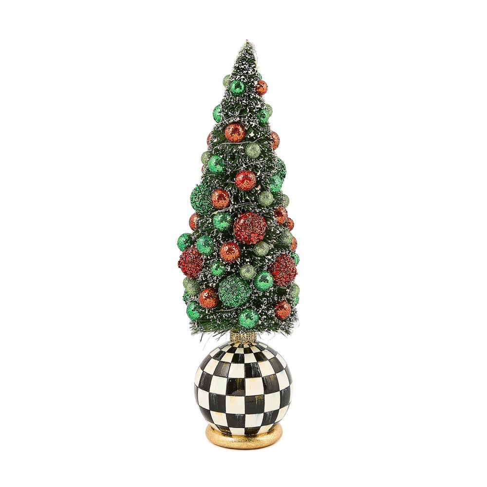 Check It Out Illuminated Medium Bottle Brush Tree mackenzie-childs Panama imagen 1