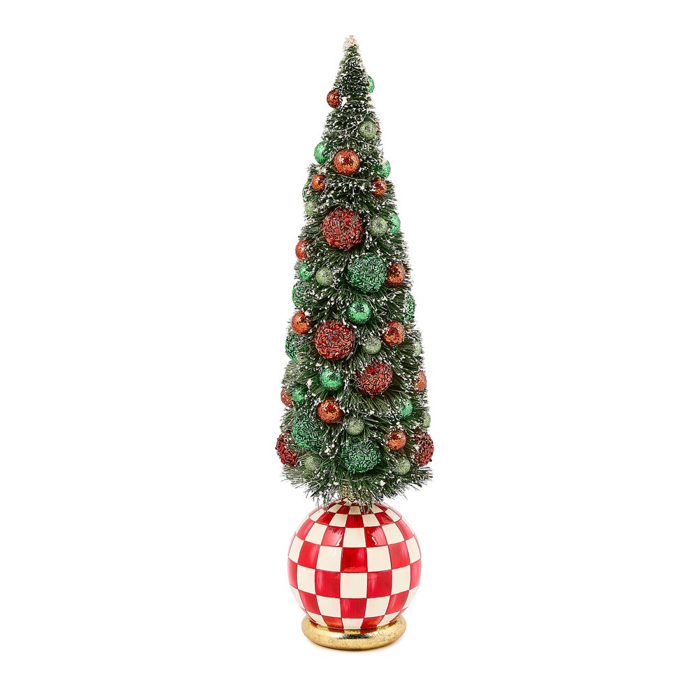 Check It Out Illuminated Large Bottle Brush Tree mackenzie-childs Panama imagen 1