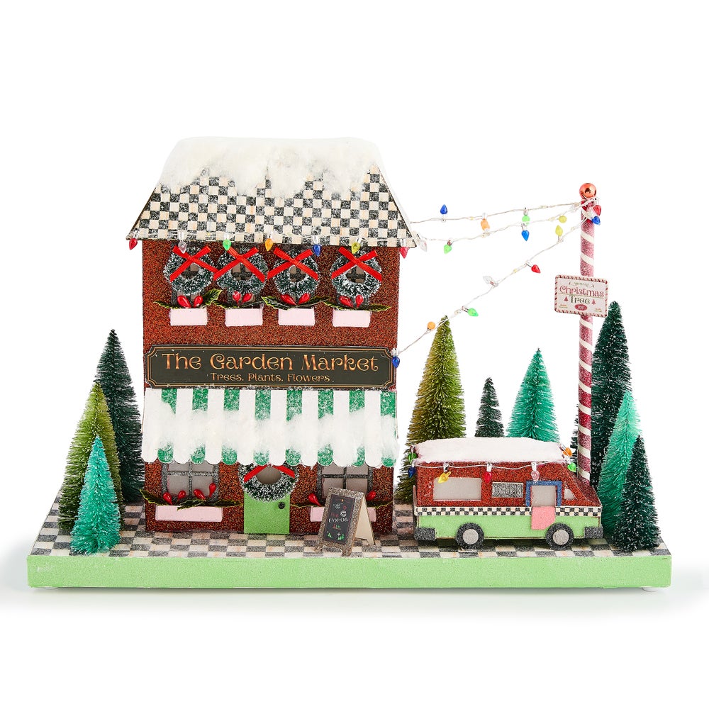 Check It Out Illuminated Garden Market Paper House mackenzie-childs Panama imagen 1 Check It Out Illuminated Garden Market Paper House mackenzie-childs Panama imagen 1