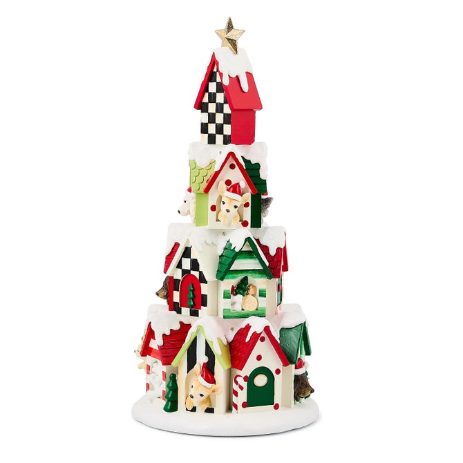 Check It Out Illuminated Dog House Tower image number 2