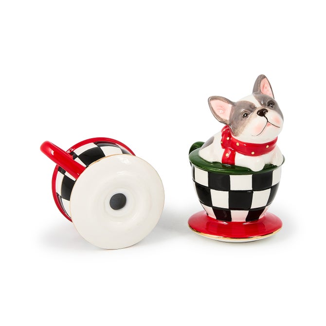 Check It Out French Bulldog Salt & Pepper Set image number 2