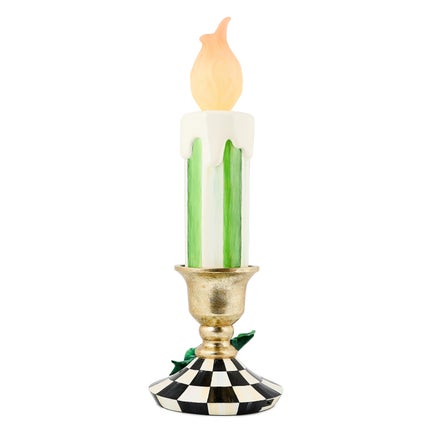 Check It Out Illuminated Small Trophy Candle