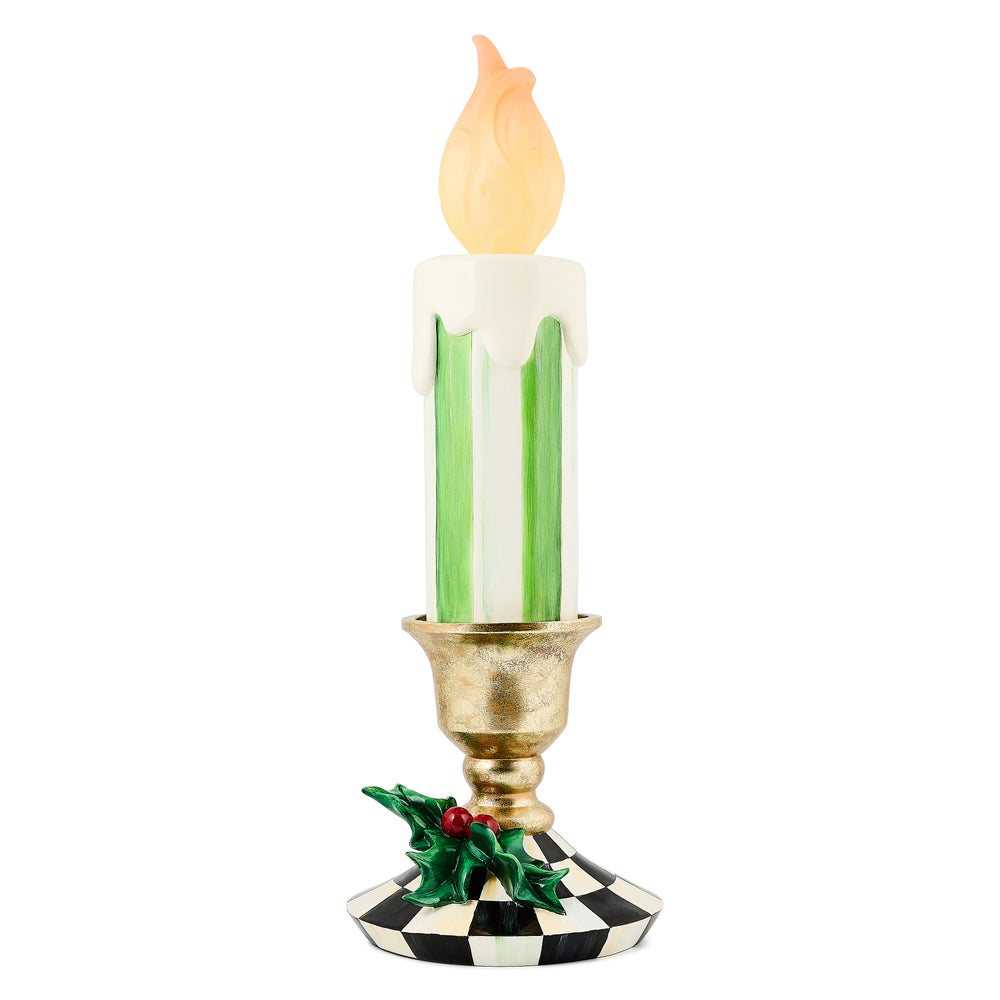 Check It Out Illuminated Small Trophy Candle mackenzie-childs Panama imagen 1 Check It Out Illuminated Small Trophy Candle mackenzie-childs Panama imagen 1