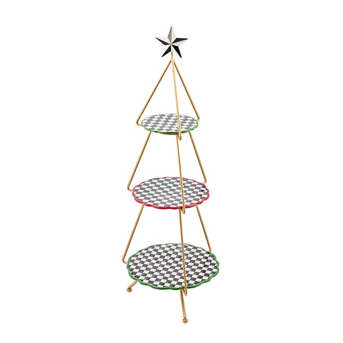Check It Out Tree Tiered Plate Stand image number 0