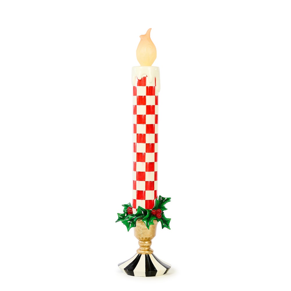 Check It Out Illuminated Large Trophy Candle mackenzie-childs Panama imagen 1 Check It Out Illuminated Large Trophy Candle mackenzie-childs Panama imagen 1