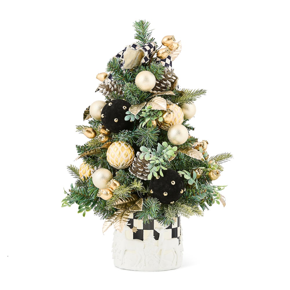 Courtly Noel Illuminated Tabletop Tree mackenzie-childs Panama imagen 1