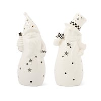 Courtly Noel Illuminated Snowman