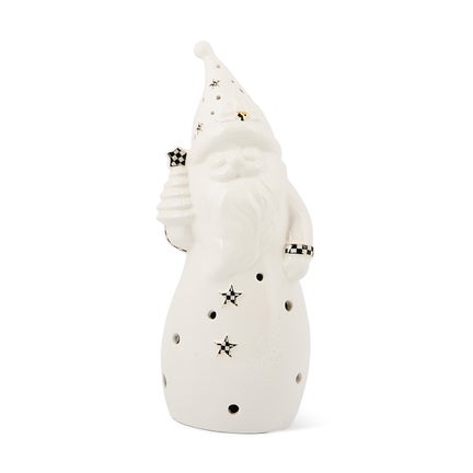 Courtly Noel Illuminated Santa
