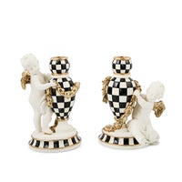 Courtly Noel Standing Cherub Candle Holder