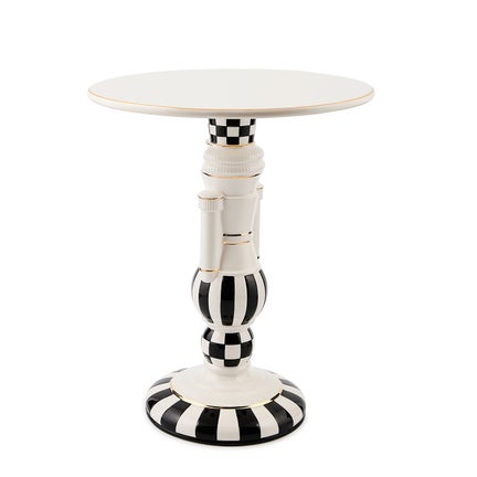 Courtly Noel Nutcracker Pedestal Platter