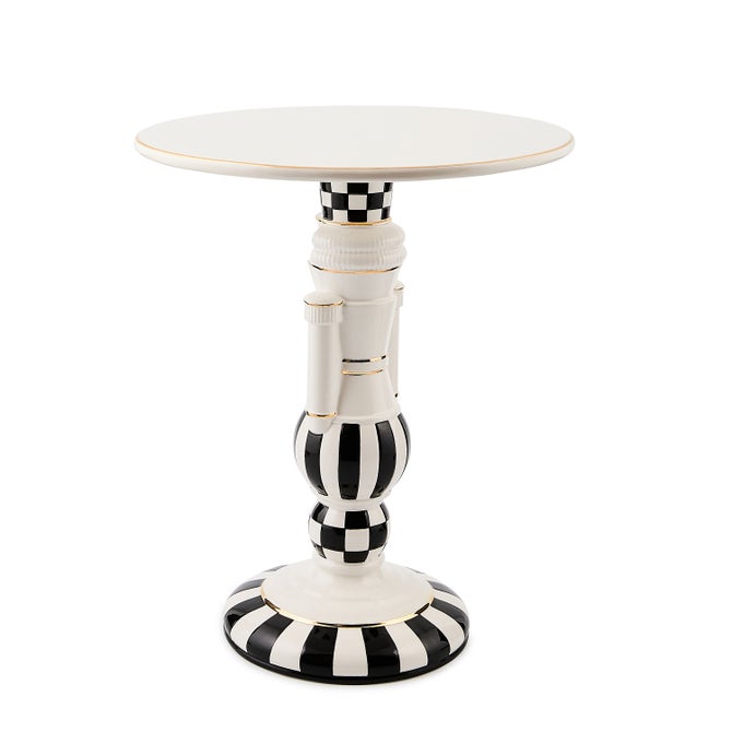 Courtly Noel Nutcracker Pedestal Platter image number 1