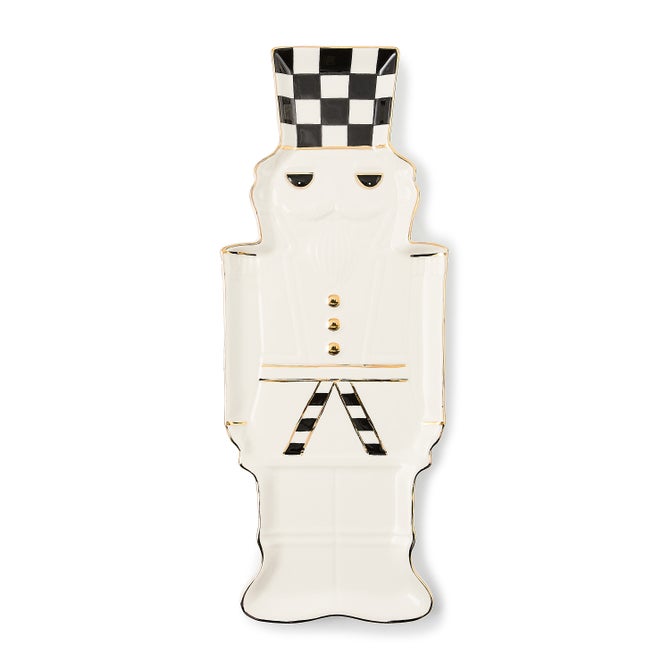 Courtly Noel Nutcracker Cookie Plate image number 0