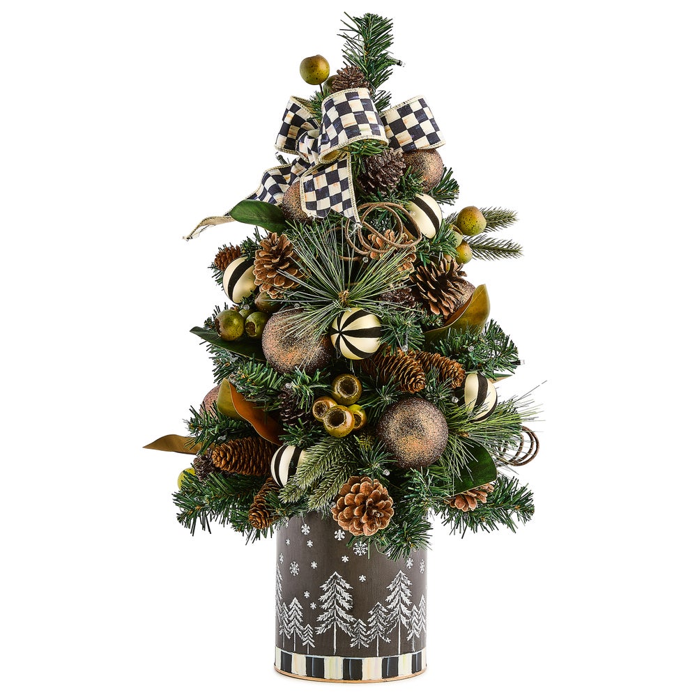 Farmhouse Illuminated Tabletop Tree mackenzie-childs Panama imagen 1