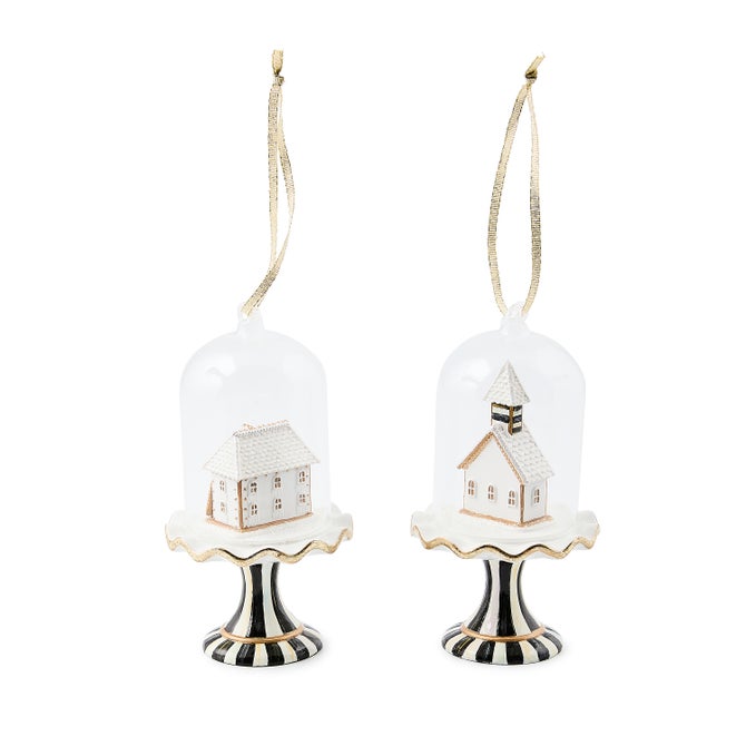 Gingerbread Cloche Ornaments, Set of 2 image number 1