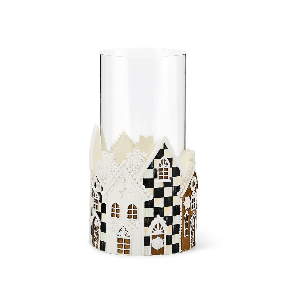 Gingerbread Village Pillar Candle Holder mackenzie-childs Panama imagen 1 Gingerbread Village Pillar Candle Holder mackenzie-childs Panama imagen 1