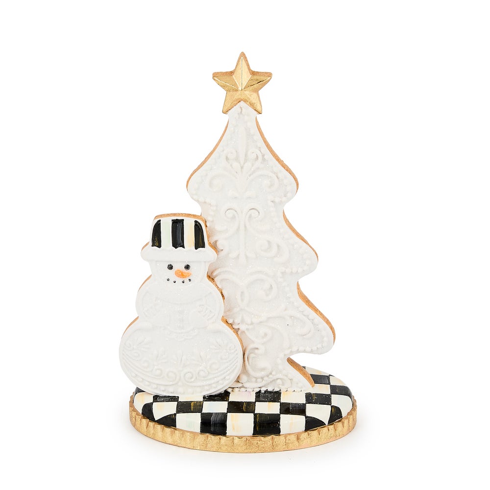 Gingerbread Small Snowman Tree mackenzie-childs Panama imagen 1