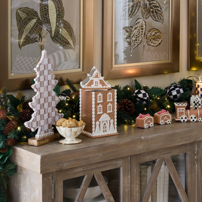 Gingerbread House Ceramic Cookie Jar image number 5