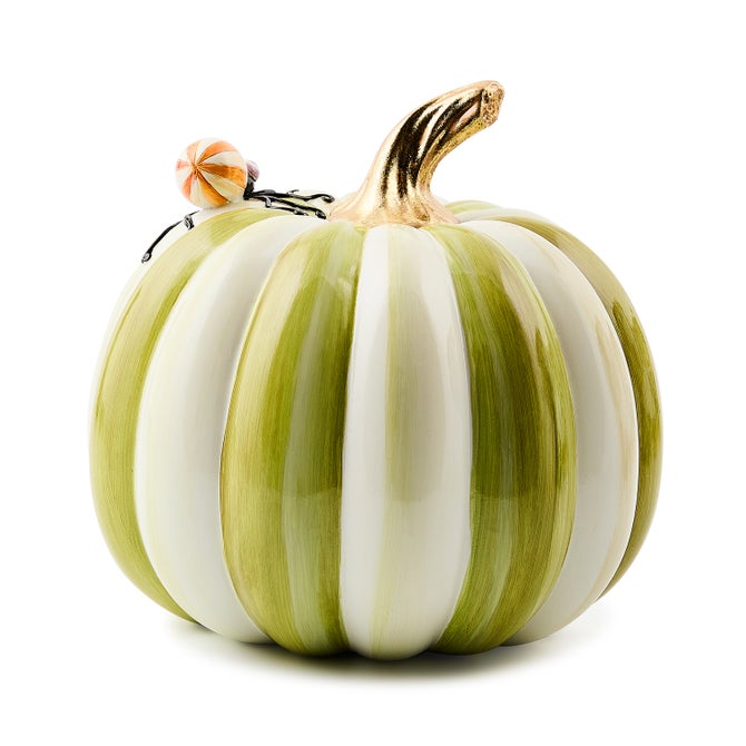 Fergal's Friend Spider on Small Moss Stripe Pumpkin image number 2