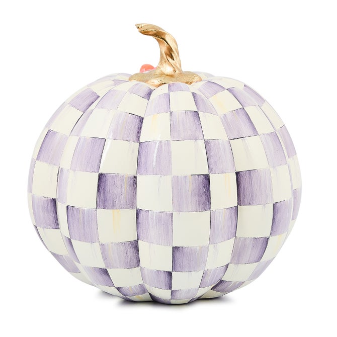 Violet Check Cascade Floral Pumpkin image number 2