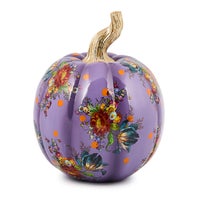 Violet Flower Market Small Pumpkin