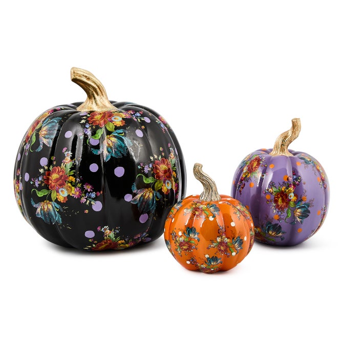Violet Flower Market Small Pumpkin image number 2