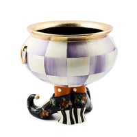 Halloween Fergal Violet Check Cauldron