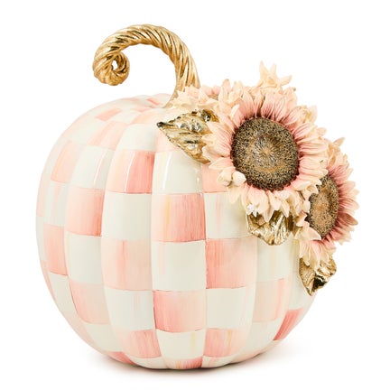 Rosy Check Large Sunflower Pumpkin
