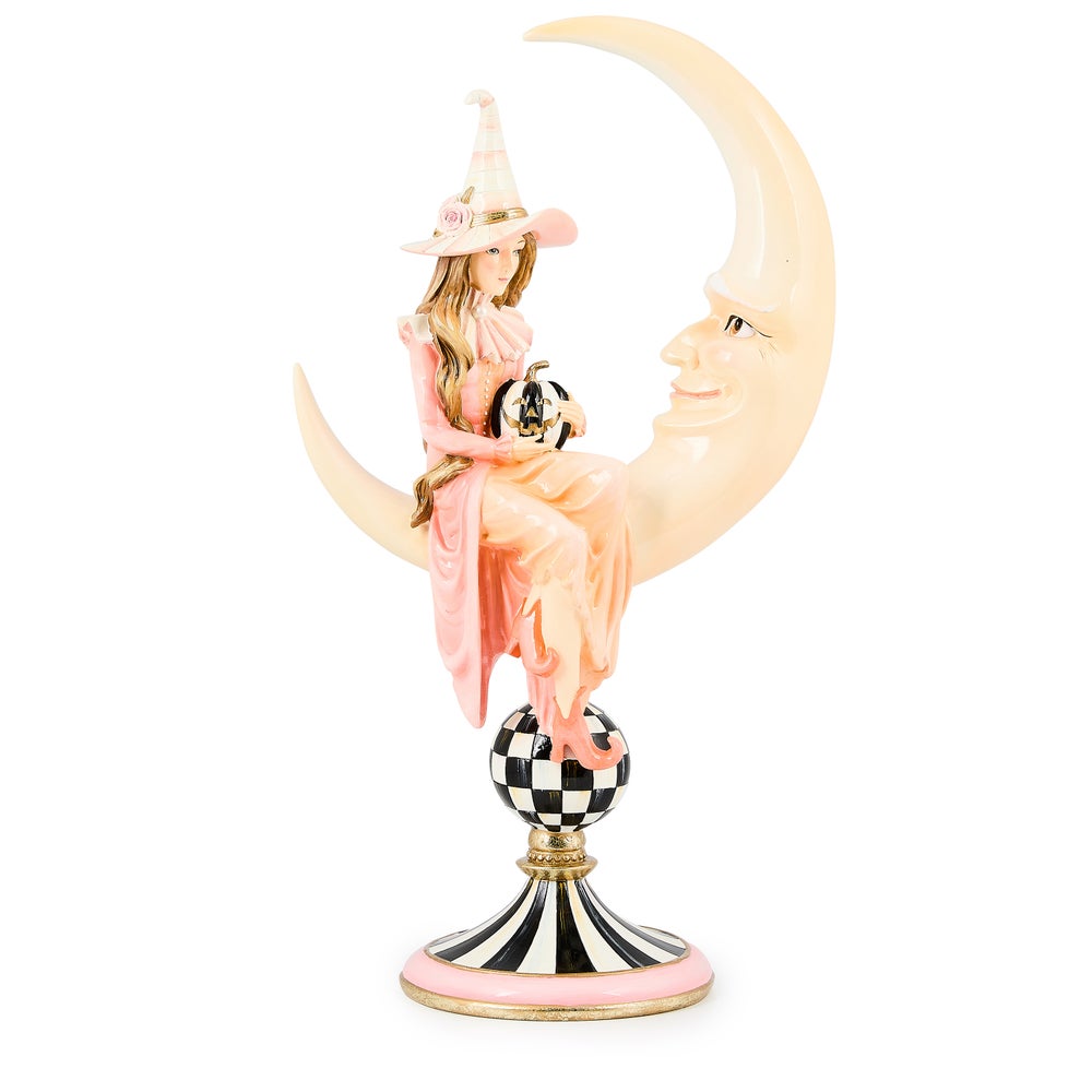 Hocus Pocus Witch on Moon Figurine mackenzie-childs Panama imagen 1 Hocus Pocus Witch on Moon Figurine mackenzie-childs Panama imagen 1