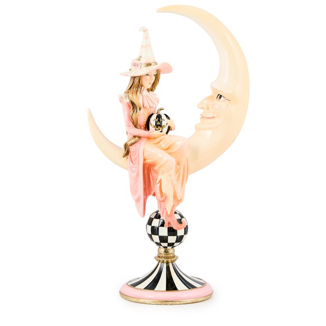 Hocus Pocus Witch on Moon Figurine image number 0